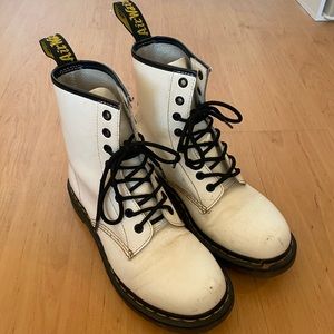 White 1460 Dr. Martens